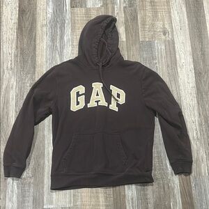 GAP Men's Black Hoodie Sweater